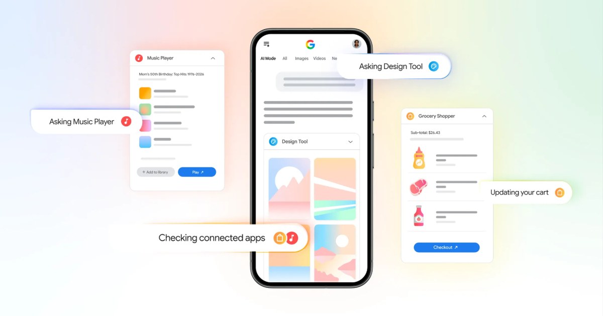 Google検索のAIモード、検索画面から外部アプリ操作が可能に